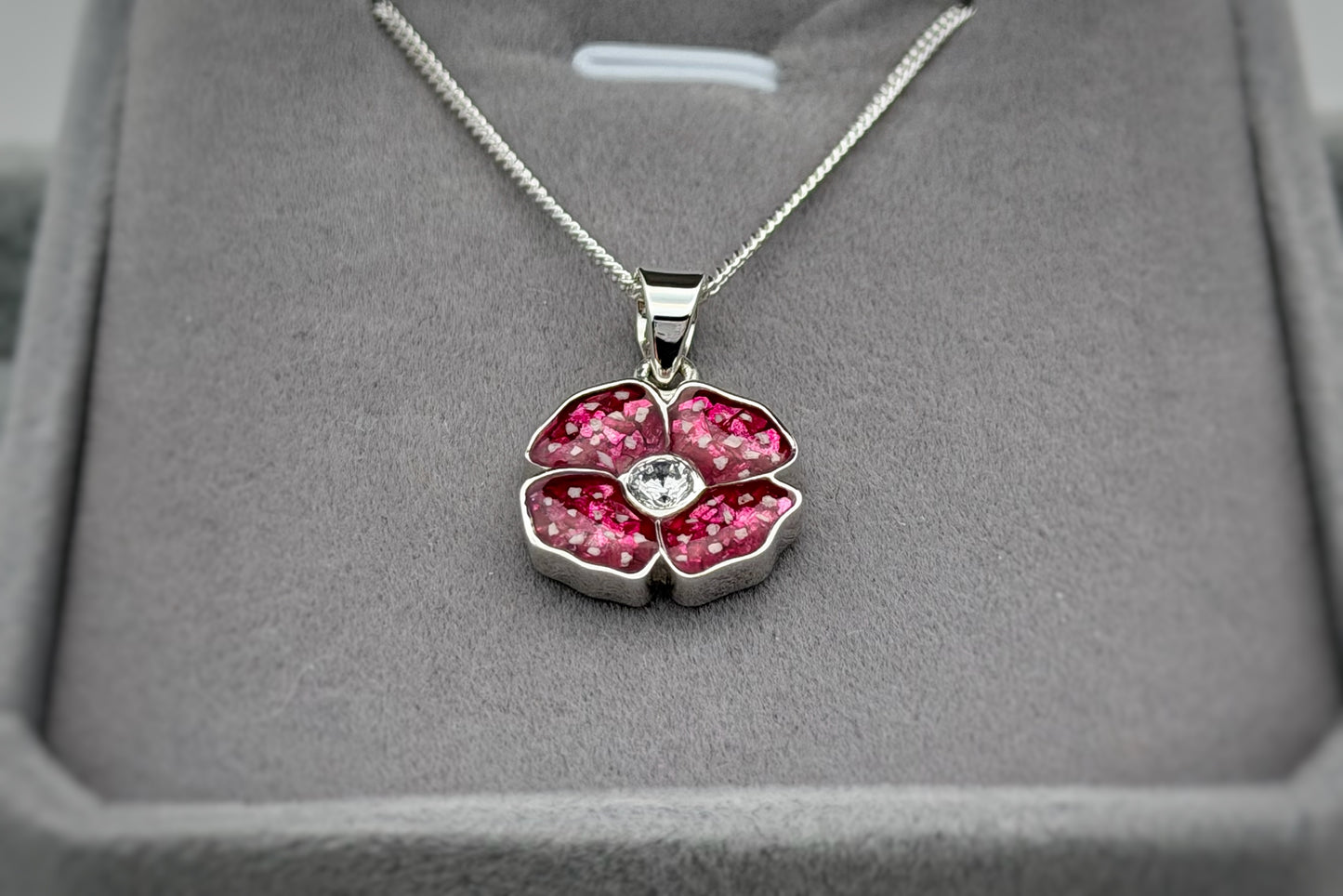 925 Silver Exclusive Poppy Pendant