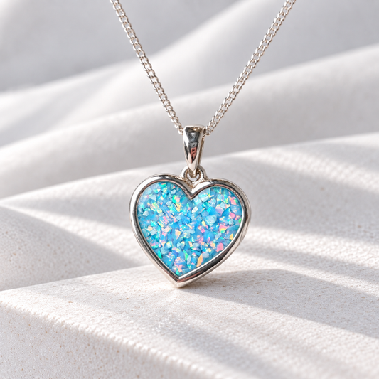 925 Silver Simple 16mm Heart Thick Trim Pendant