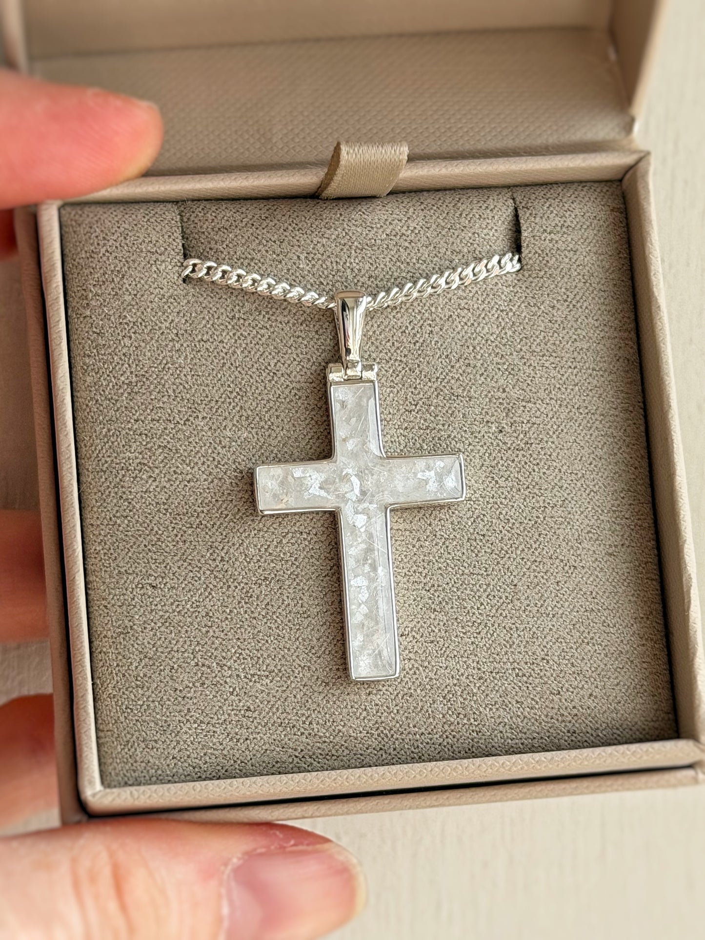 925 Silver Large Crucifix Pendant
