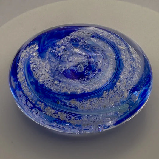 Mini Crystal Glass Pebble Paperweight
