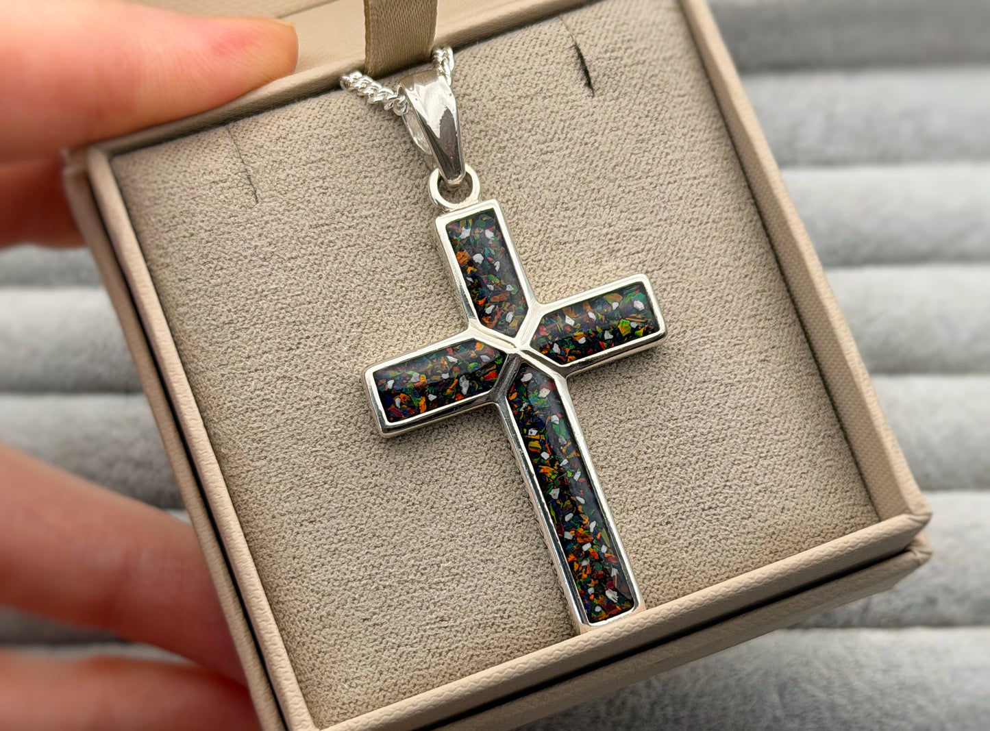 925 Silver Hallmarked Large Crucifix Pendant