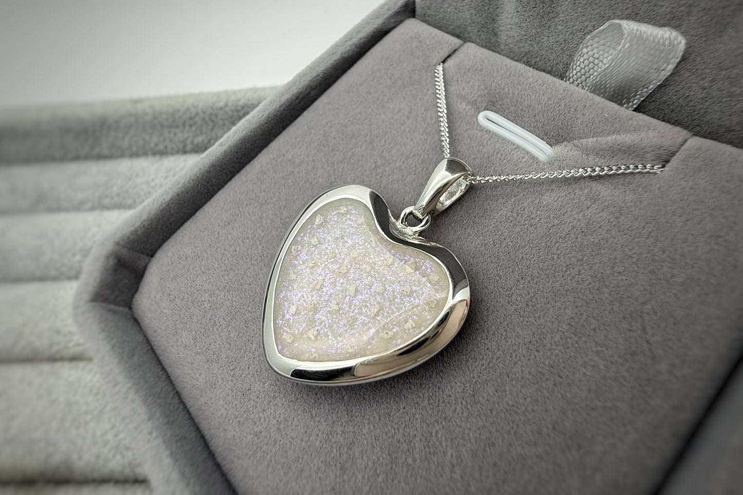 925 Silver Very Large Heart Pendant