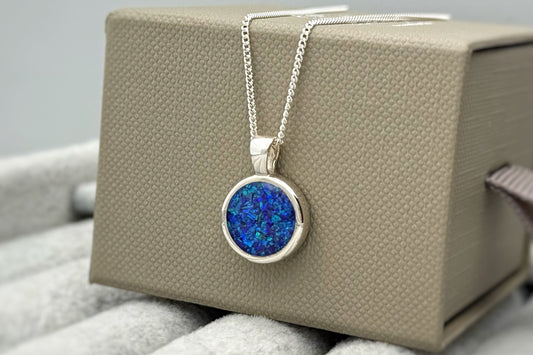 925 Silver Simple 12mm Round Thick Trim Pendant