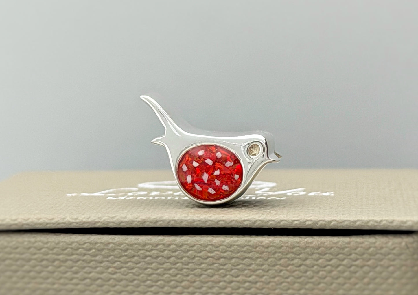 925 Silver Robin Charm