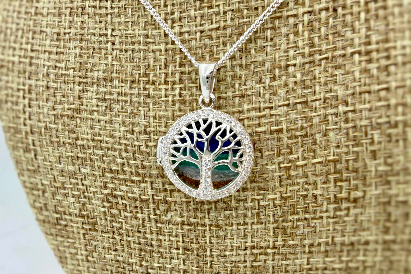 925 Silver Tree of Life Locket Pendant