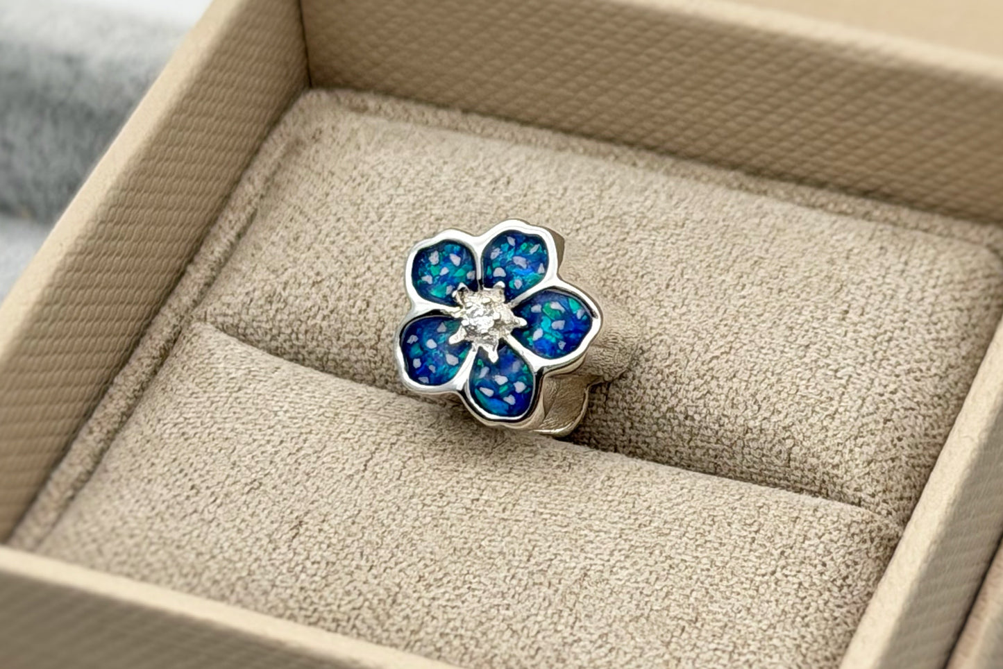 925 Silver Forget-Me-Not Charm
