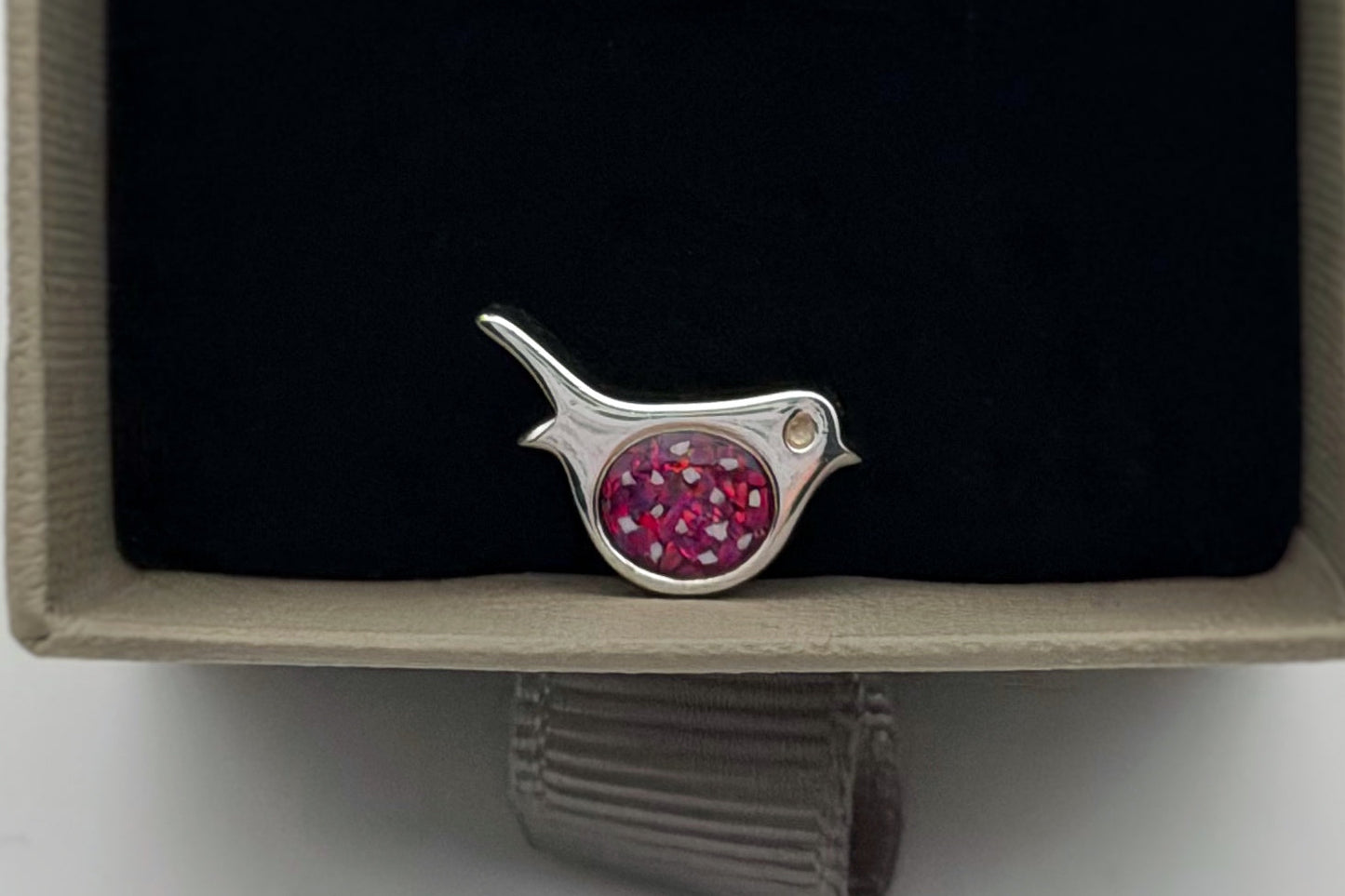 925 Silver Robin Charm