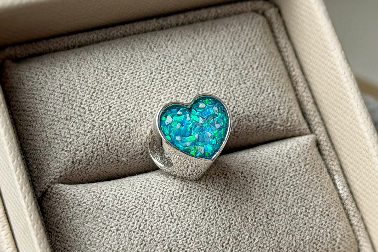925 Silver Love Heart Charm