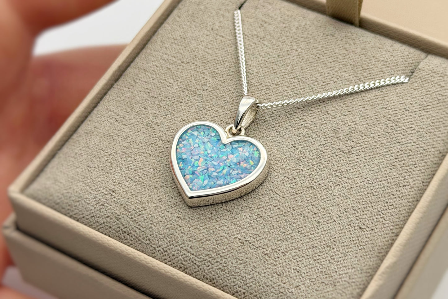 925 Silver Simple 16mm Heart Thick Trim Pendant