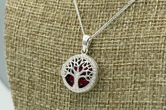 925 Silver Tree of Life Locket Pendant