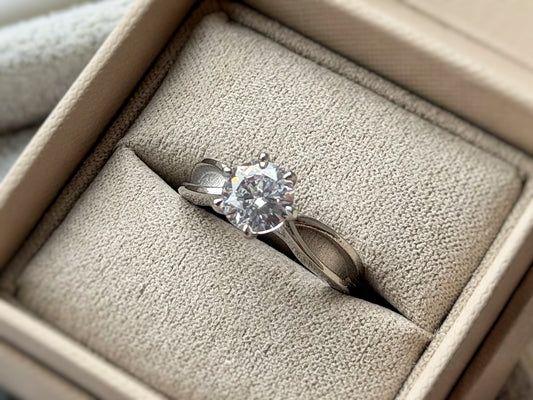 STAINLESS STEEL Solitaire Ring