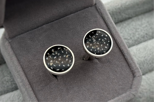 925 Silver Gent’s Round Cufflinks