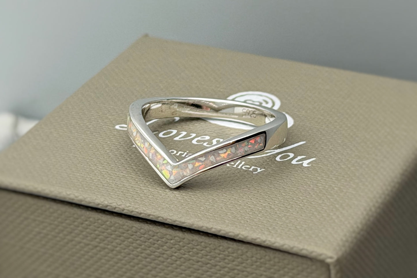 925 Silver Wishbone Ring