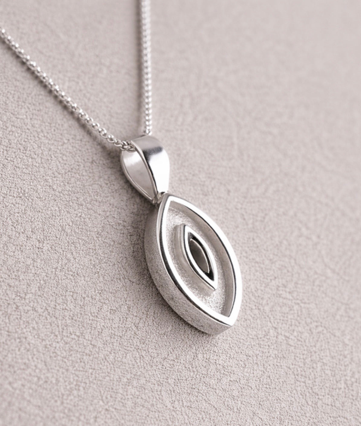 Marquise Crystal Secretly Set Ashes Pendant