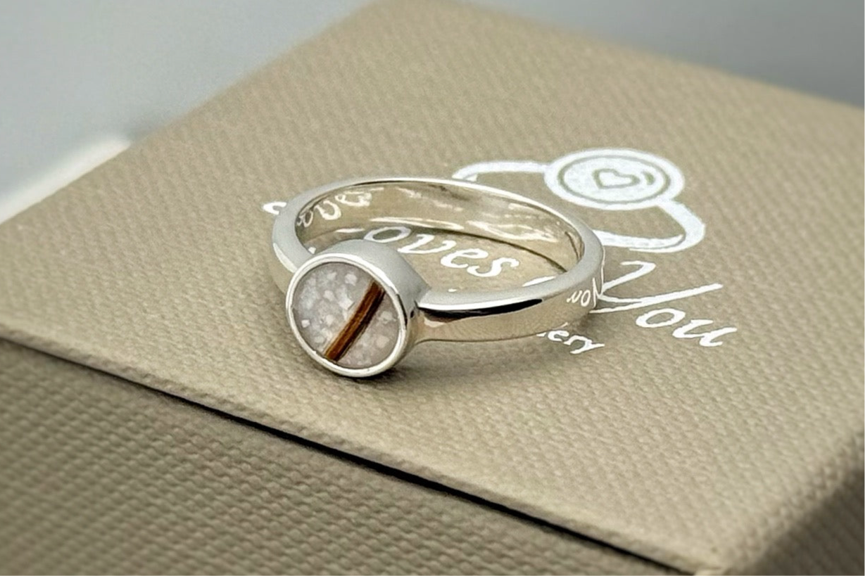 925 Silver Simple Round Ring