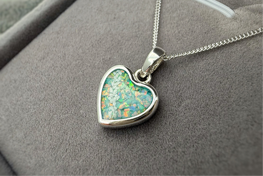 925 Silver Simple 14mm Heart Thick Trim Pendant