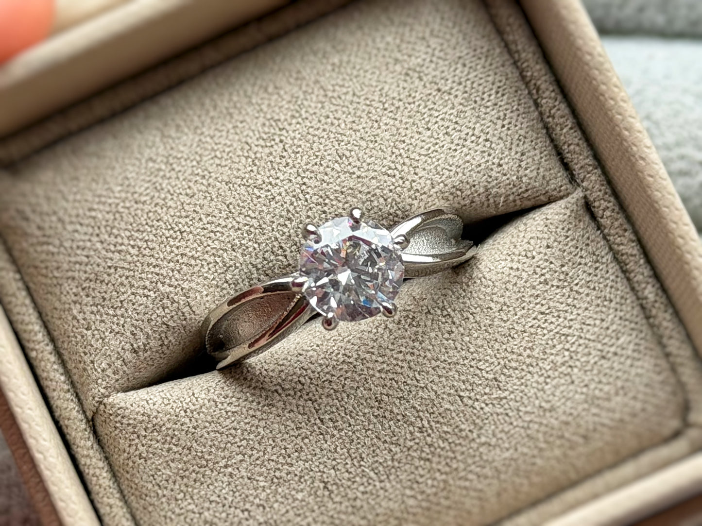 STAINLESS STEEL Solitaire Ring