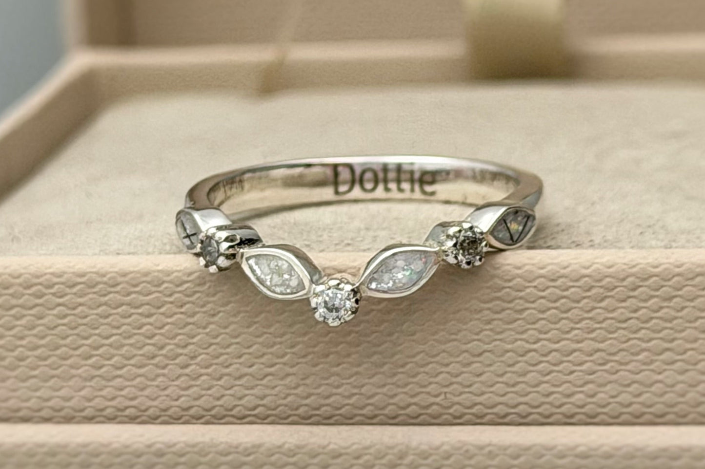925 Silver Wishbone Marquise Ring