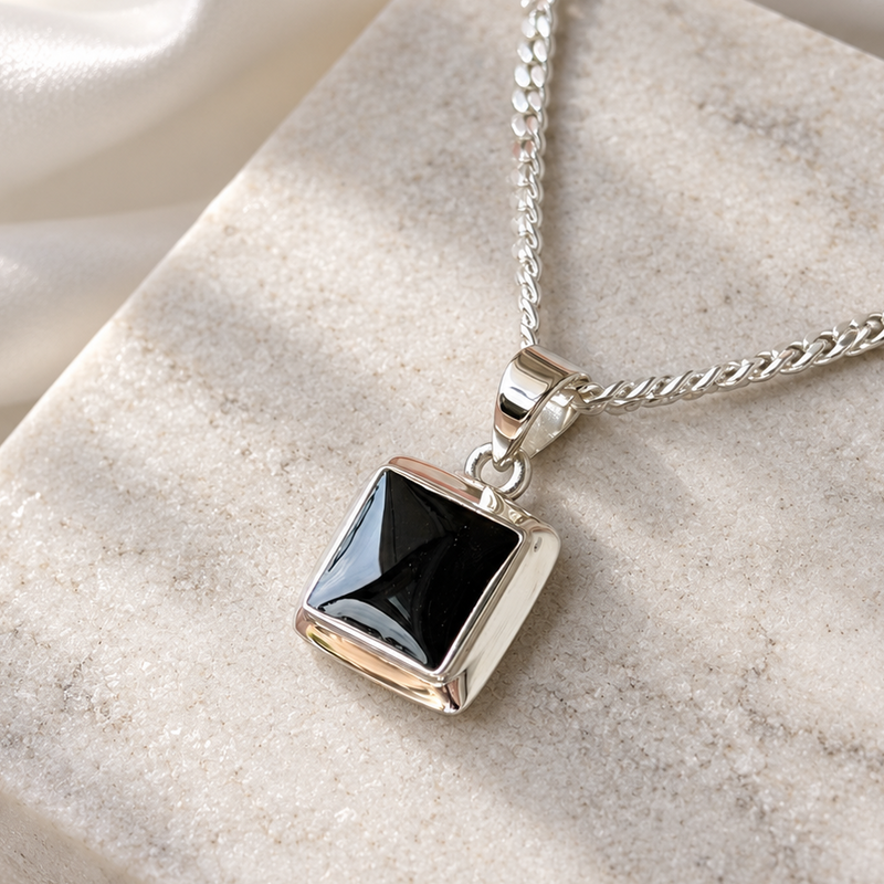 925 Silver Gent’s Square Pendant