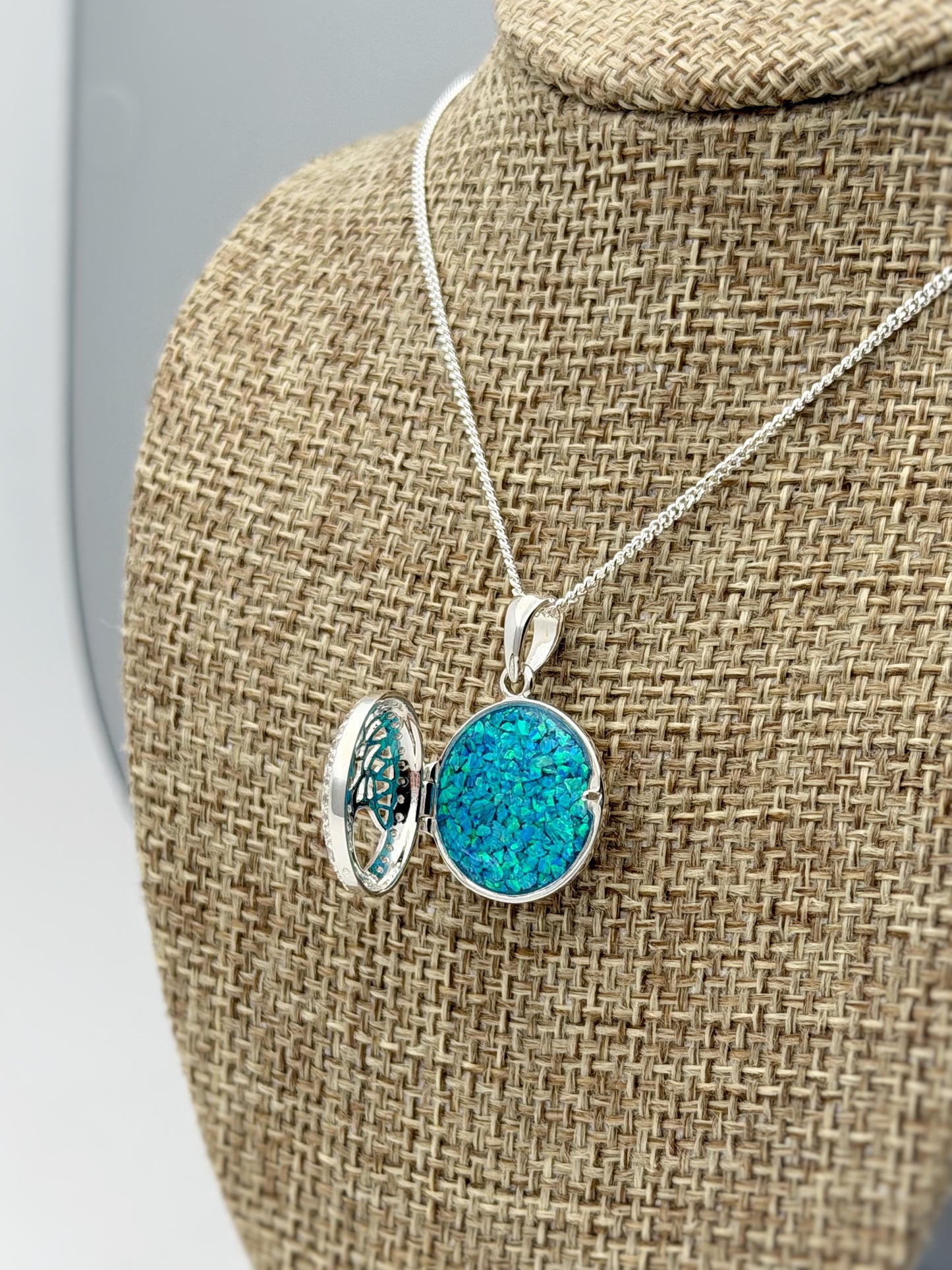 925 Silver Tree of Life Locket Pendant