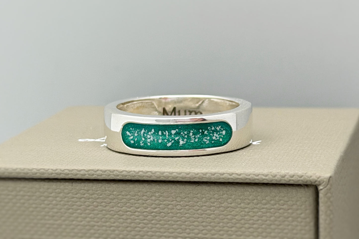 925 Silver Unisex 6mm Channel Band Ring