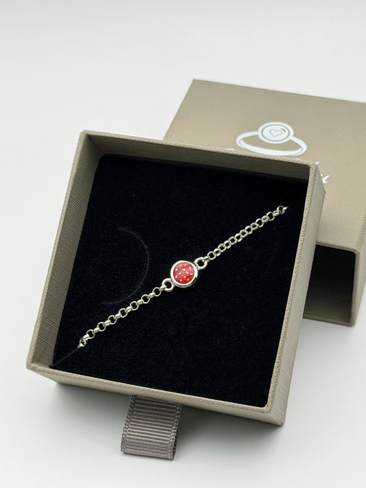 925 Silver Adjustable Belcher Chain Round Bracelet