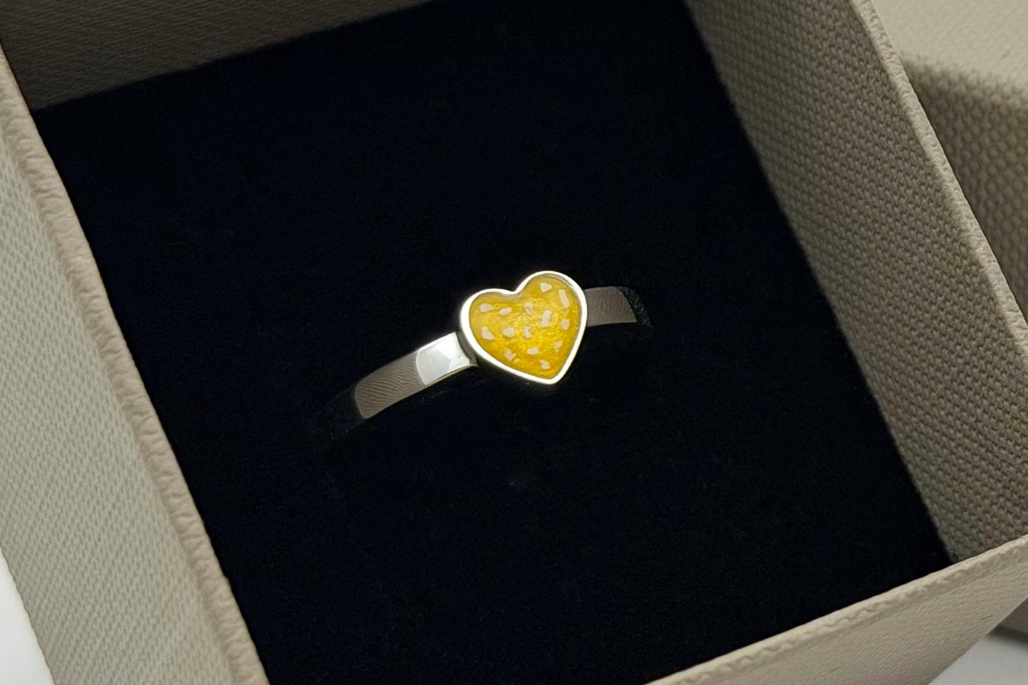 925 Silver Simple Heart Ring