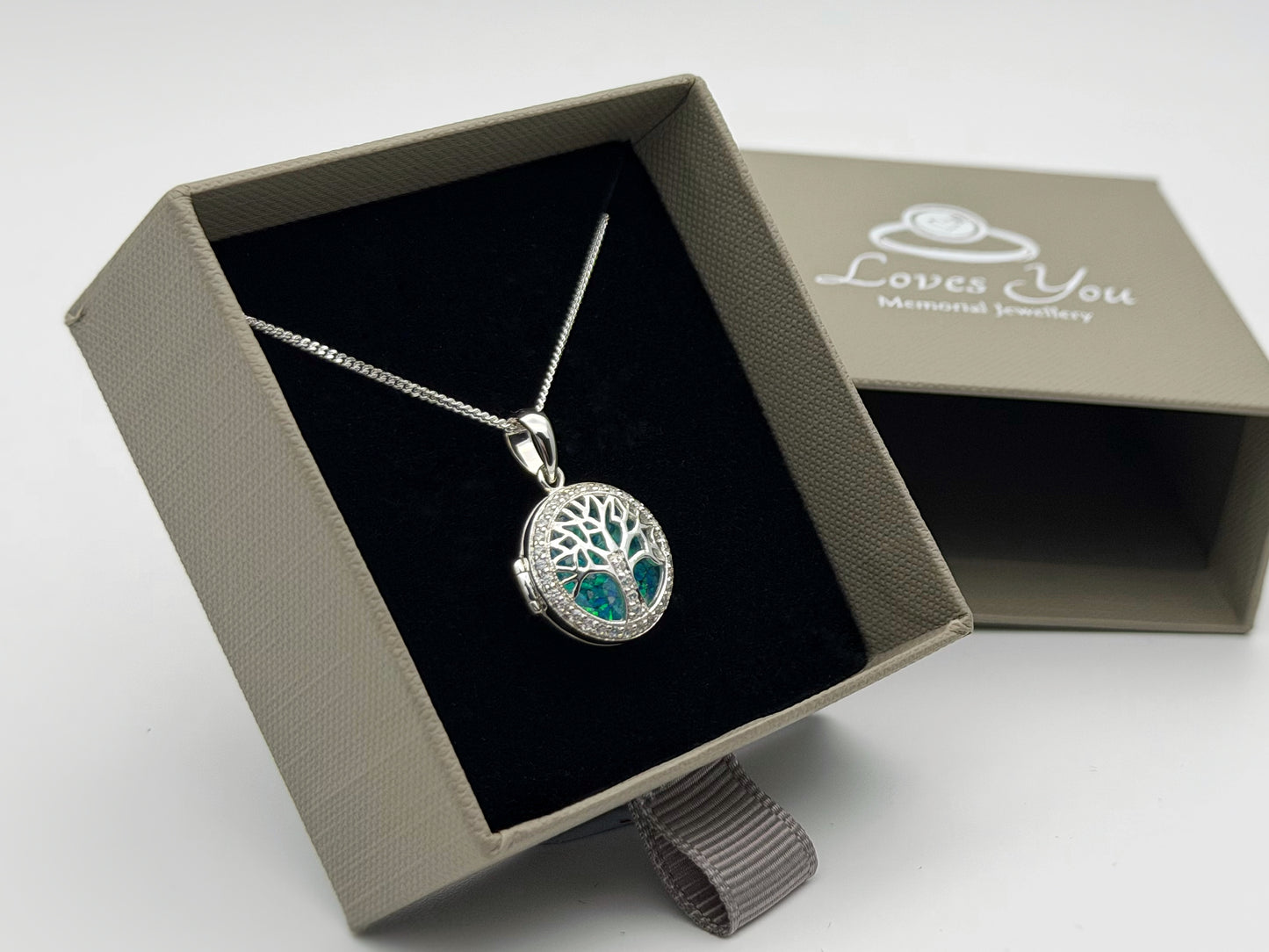 925 Silver Tree of Life Locket Pendant