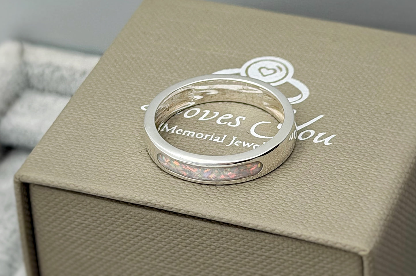 925 Silver Unisex 4mm Channel Band Ring