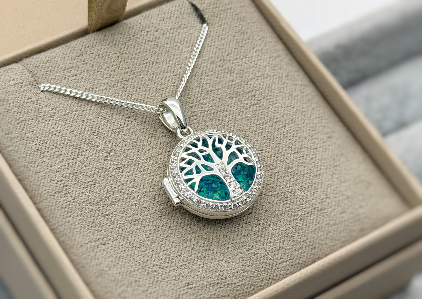 925 Silver Tree of Life Locket Pendant