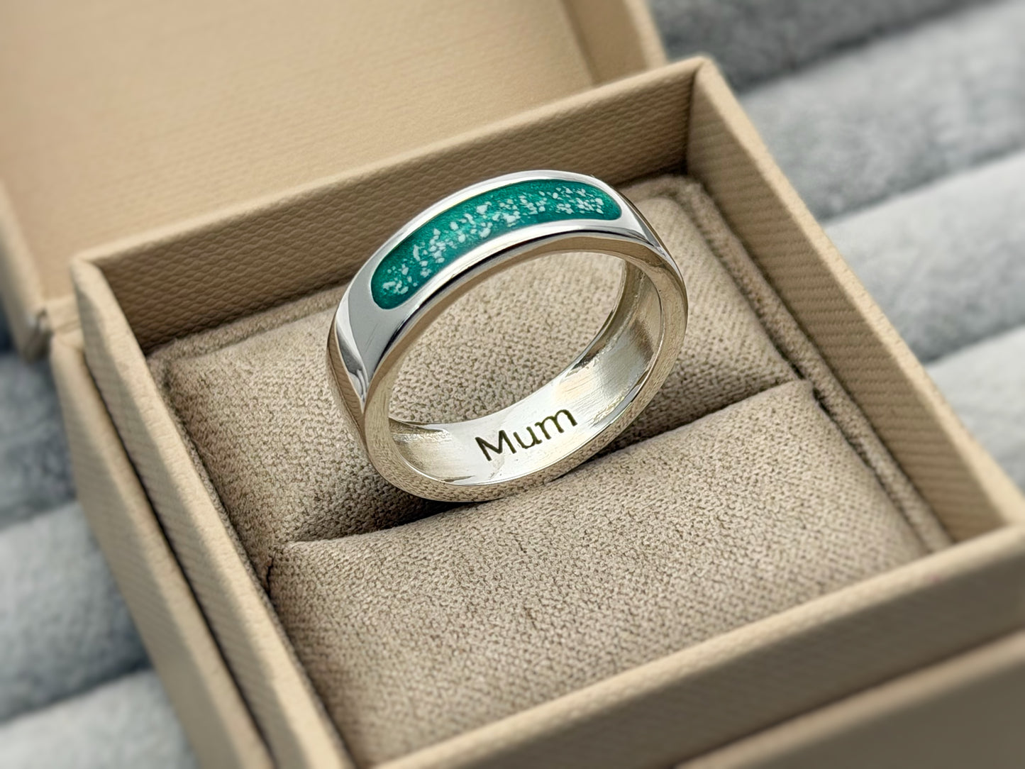 925 Silver Unisex 6mm Channel Band Ring
