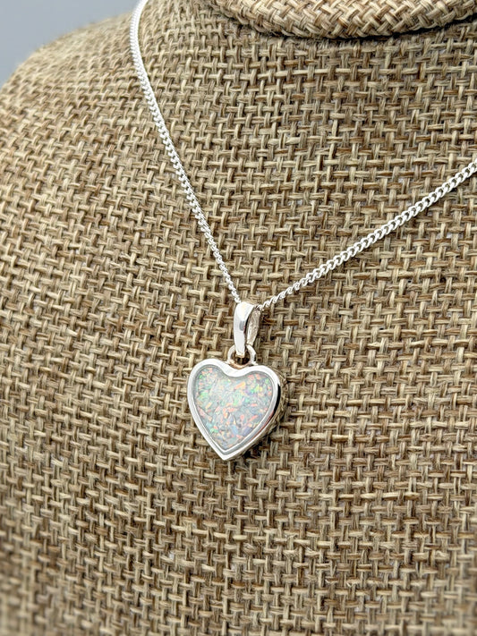 925 Silver Simple 14mm Heart Thick Trim Pendant