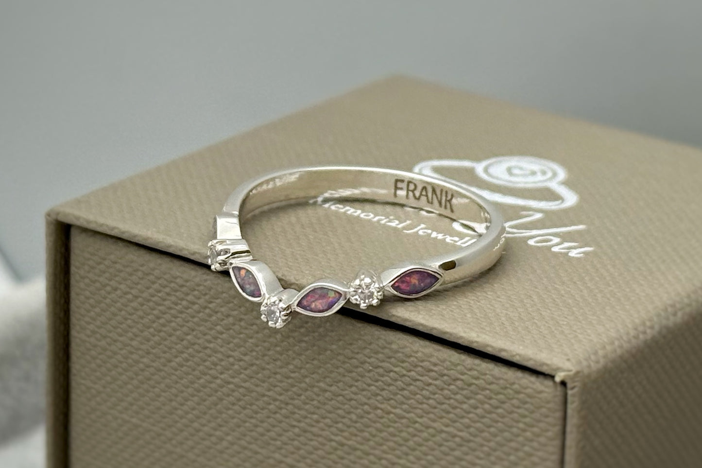 925 Silver Wishbone Marquise Ring