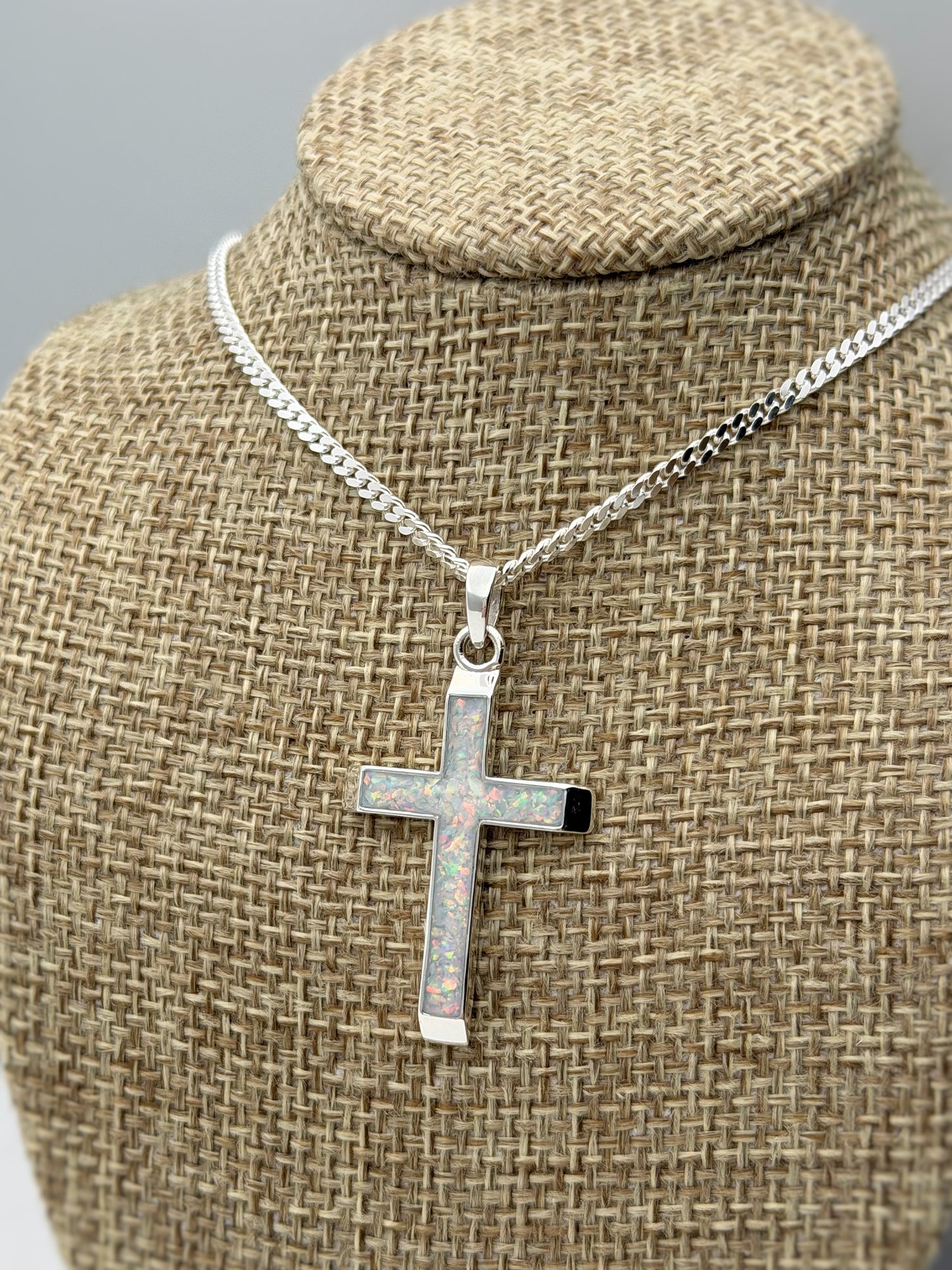 925 Silver Gents/Unisex 3D Cross Pendant