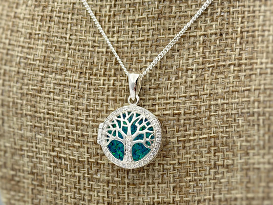 925 Silver Tree of Life Locket Pendant
