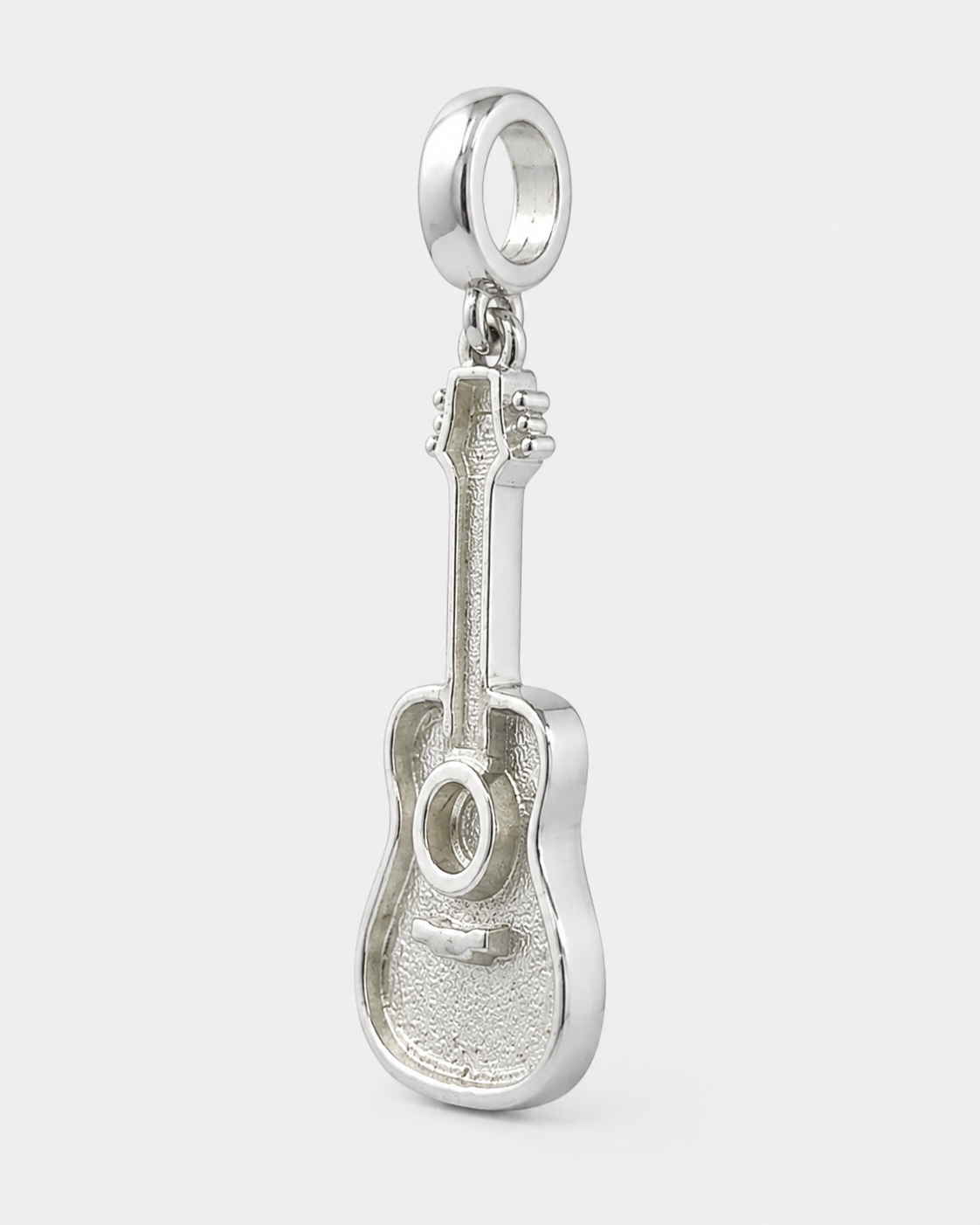 Silver Custom Guitar Dangle Charm for Hannah Burrows