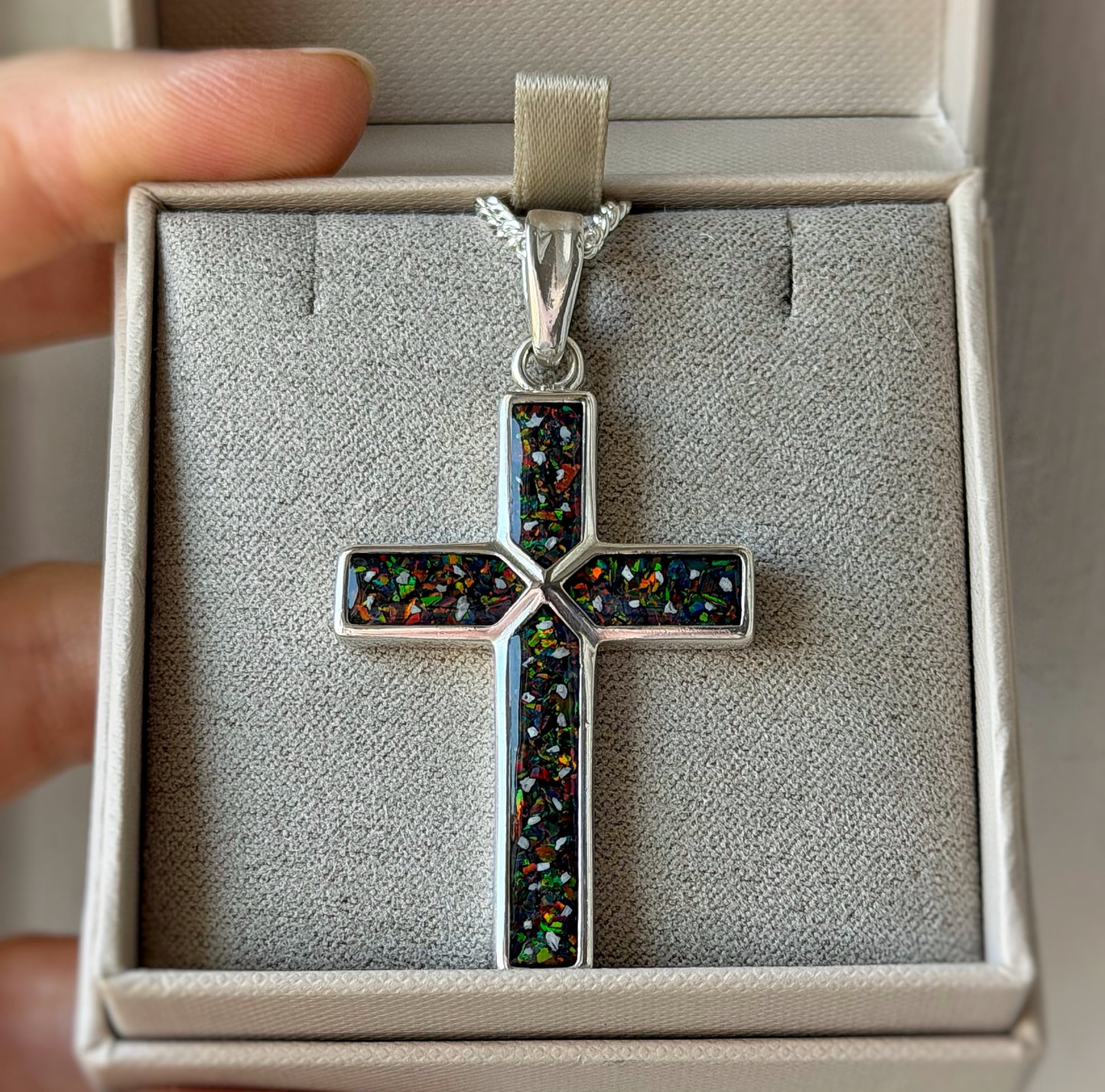 925 Silver Hallmarked Large Crucifix Pendant
