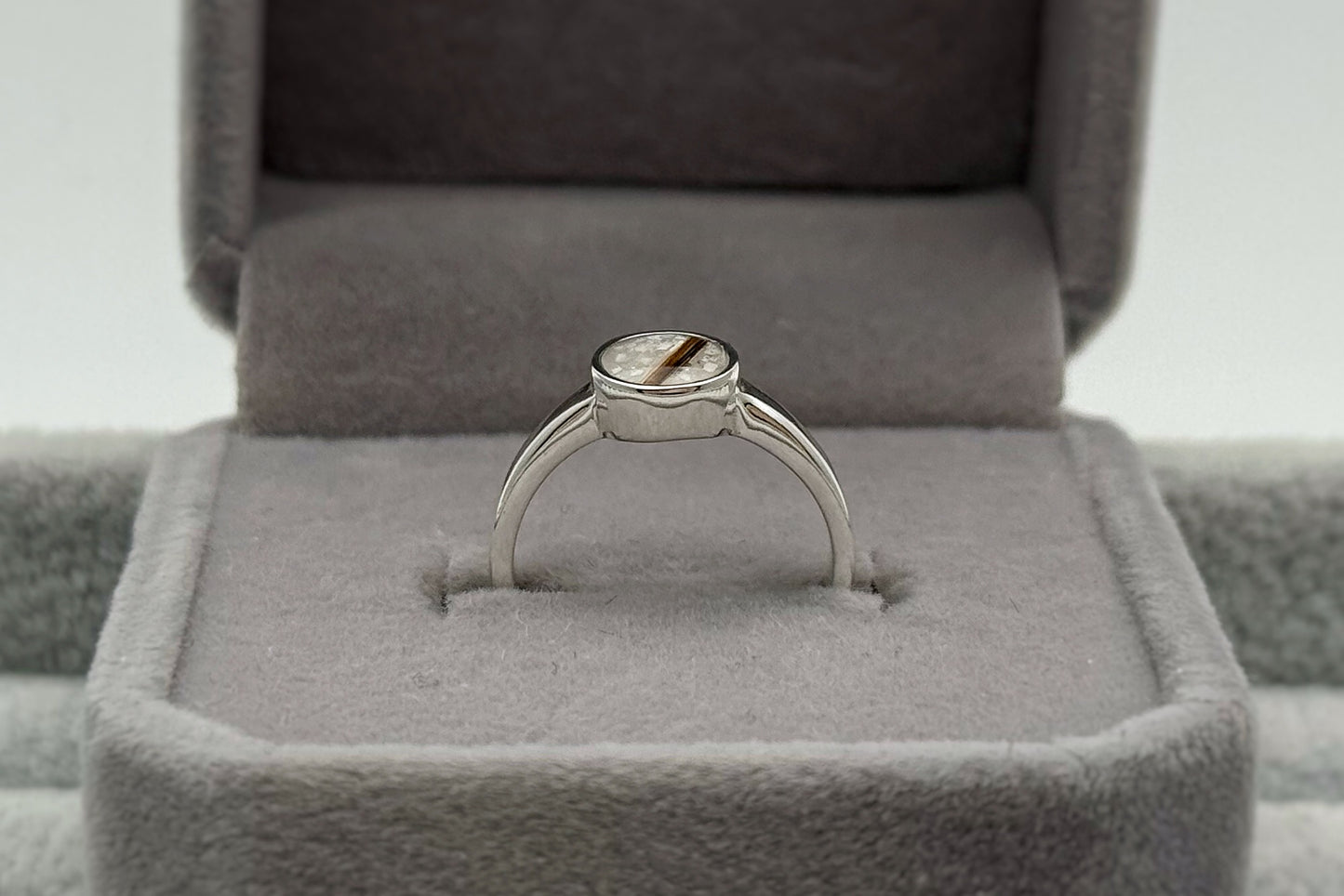 925 Silver Simple Round Ring