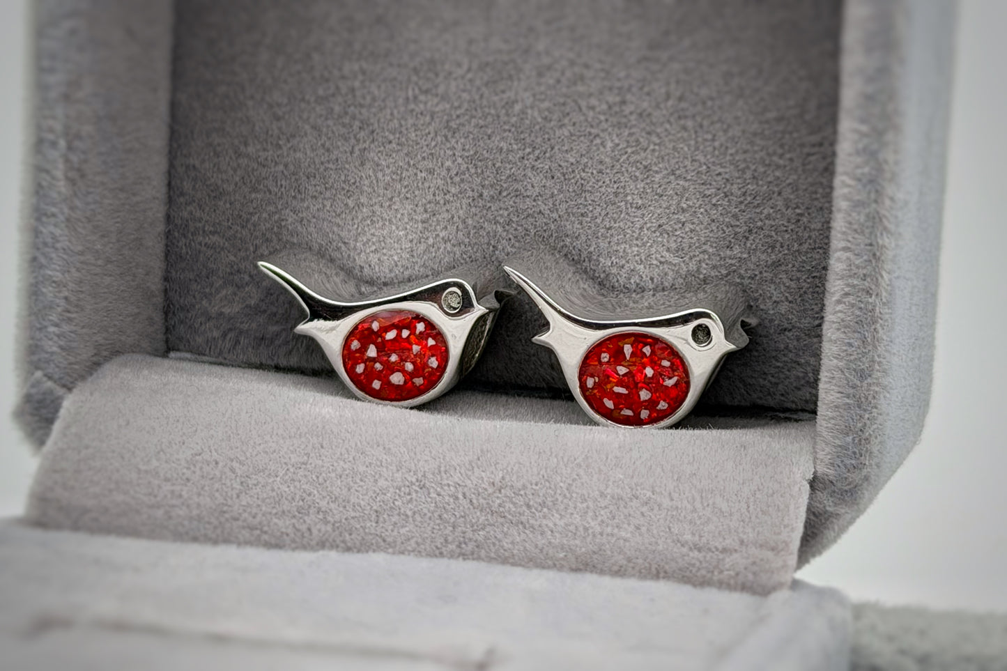 925 Silver Robin Charm