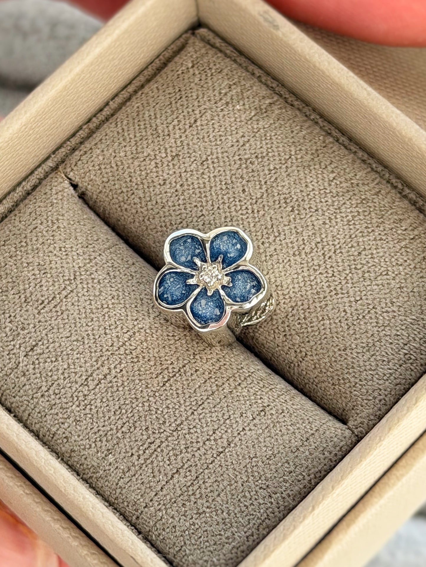 925 Silver Forget-Me-Not Charm