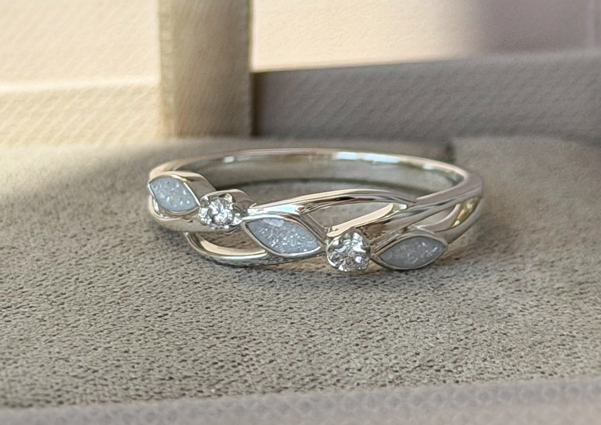925 Silver Three Stone Eternity Ring