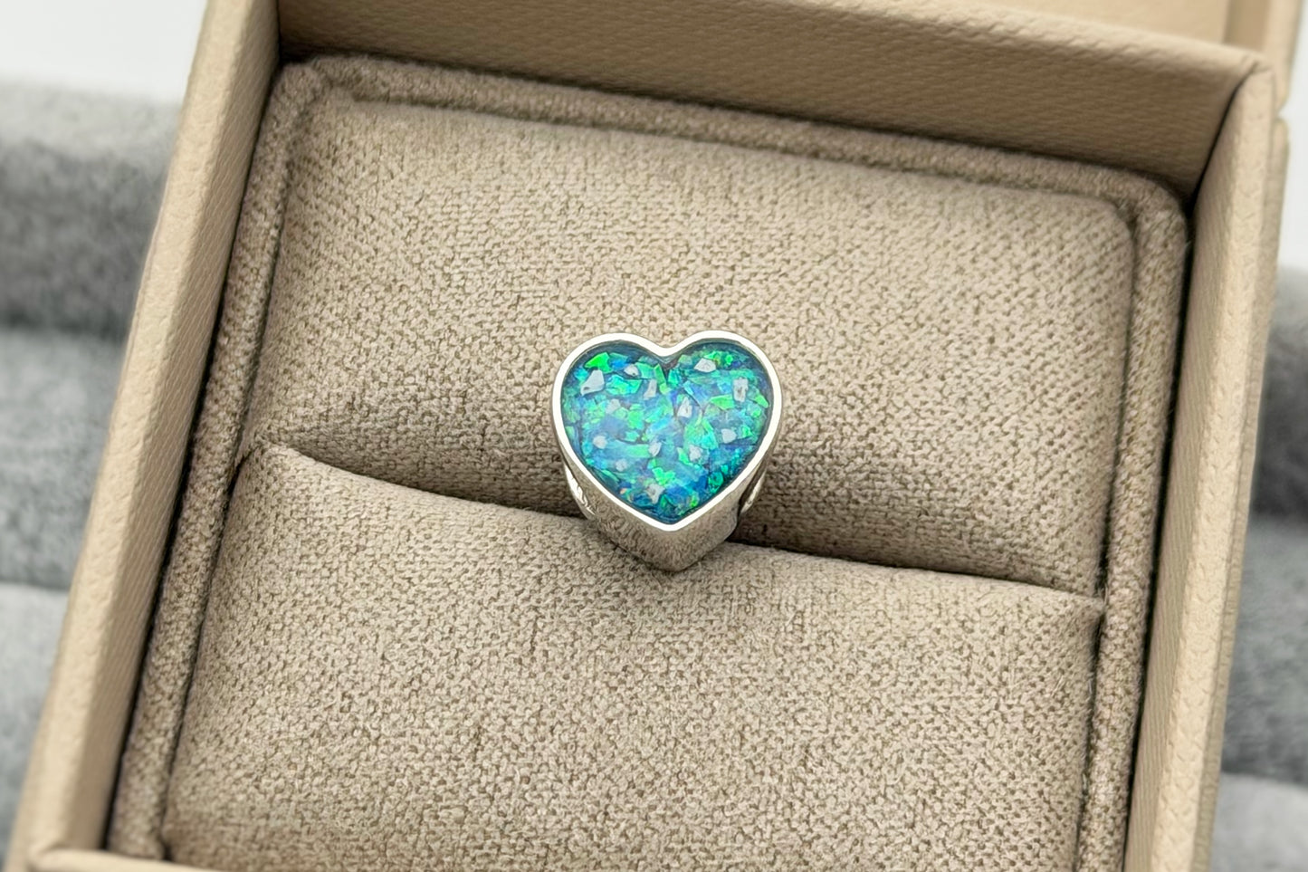 925 Silver Love Heart Charm