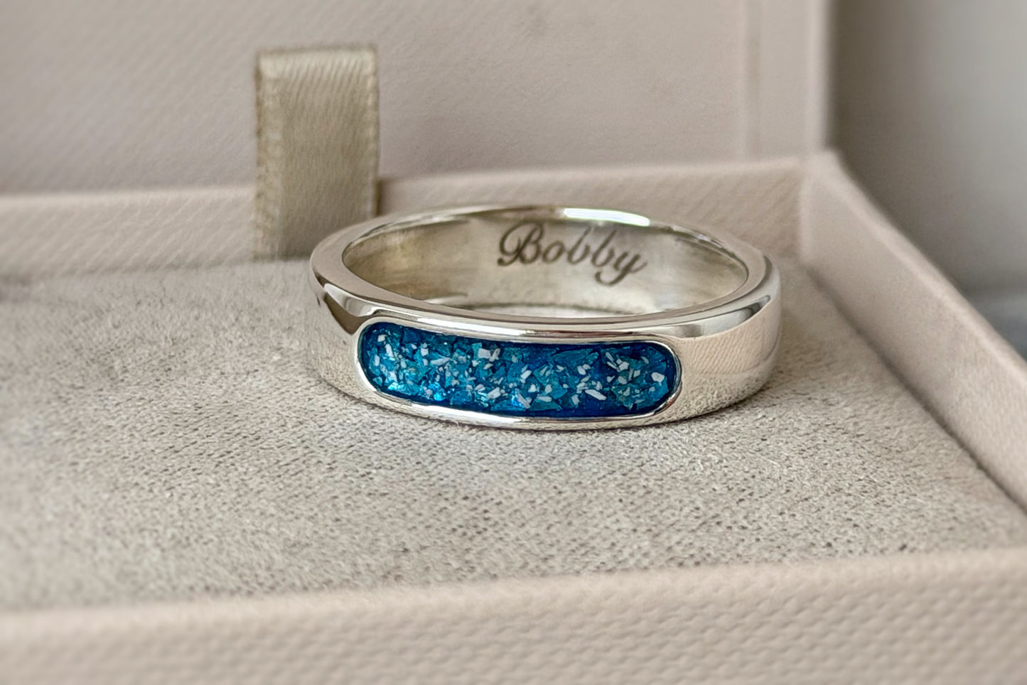 925 Silver Unisex 6mm Channel Band Ring