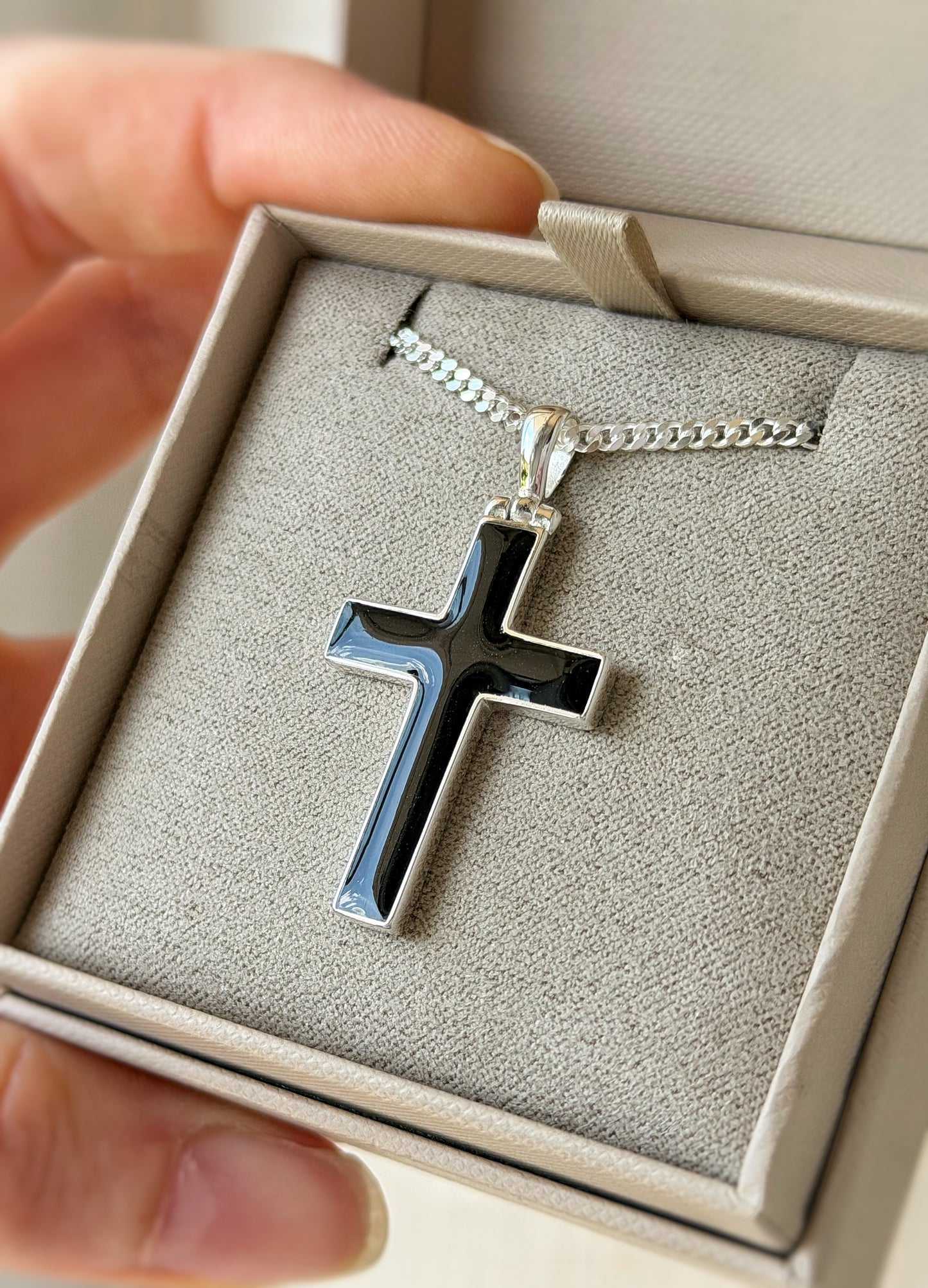 925 Silver Large Crucifix Pendant