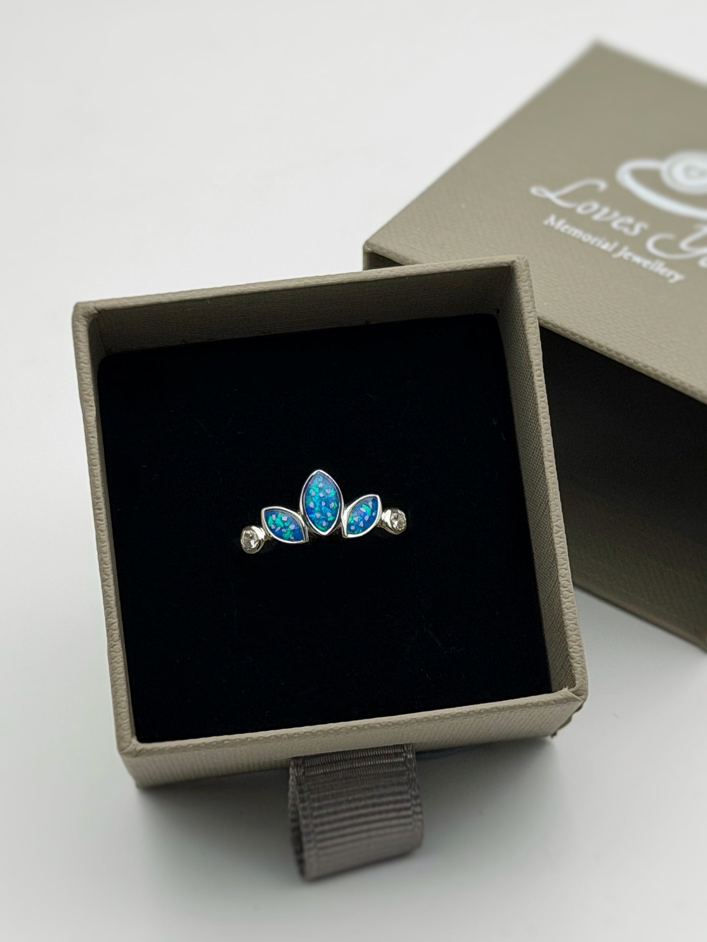 925 Silver Trilogy Marquise Crystal Ring