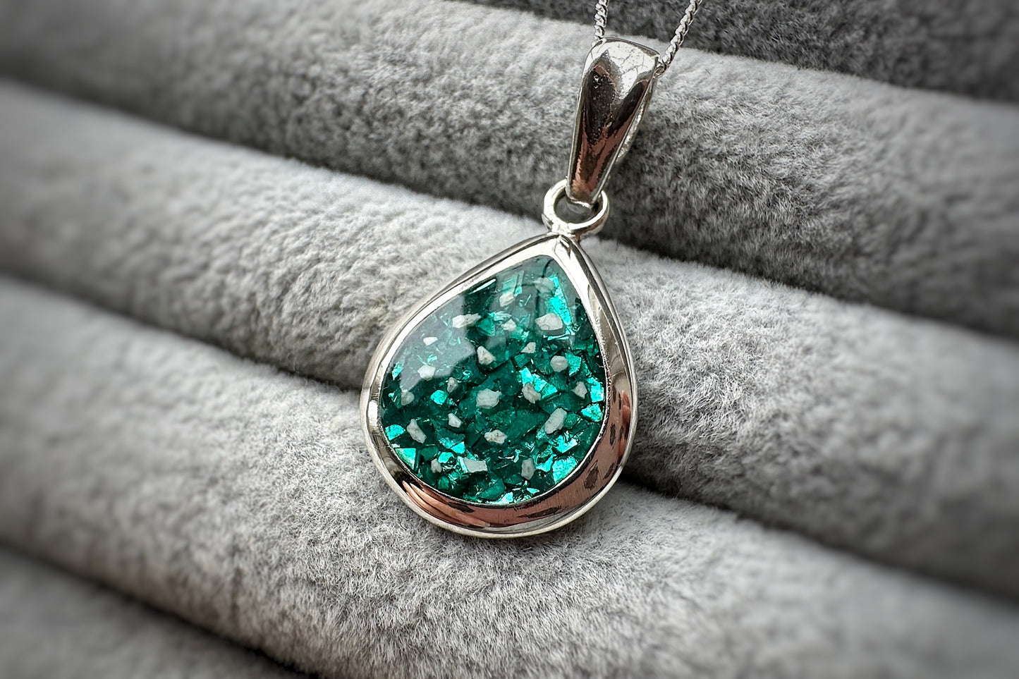 925 Silver Rounded Teardrop Pendant