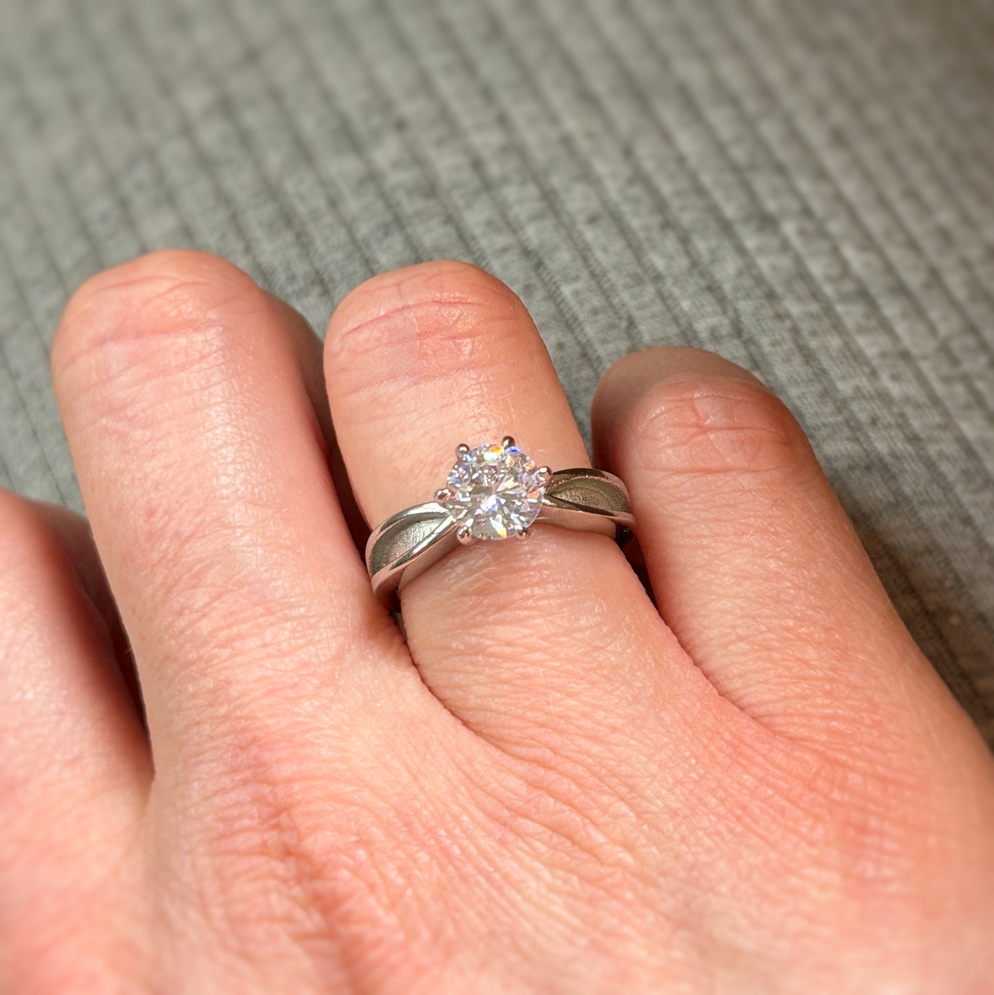 STAINLESS STEEL Solitaire Ring