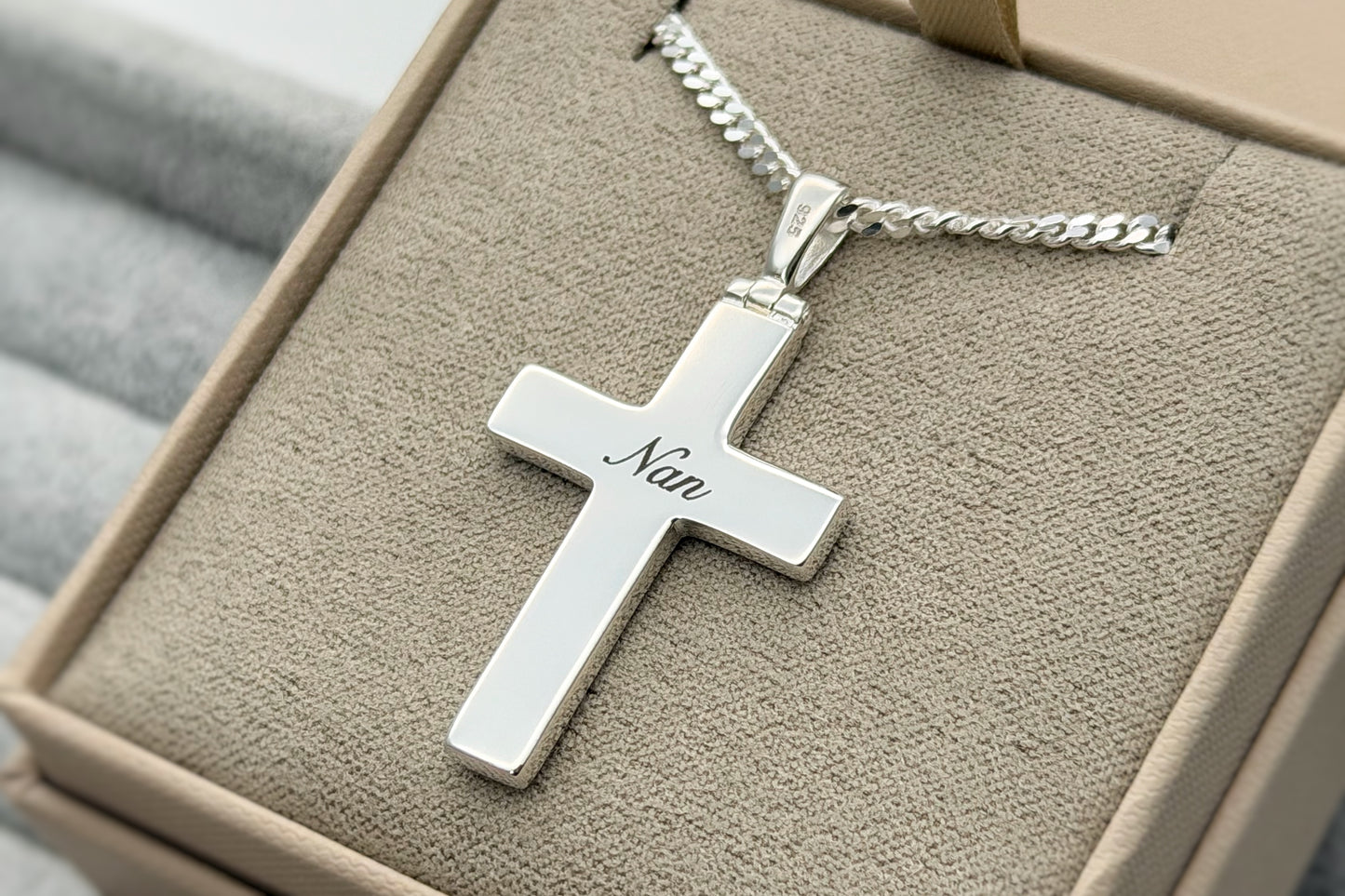 925 Silver Large Crucifix Pendant