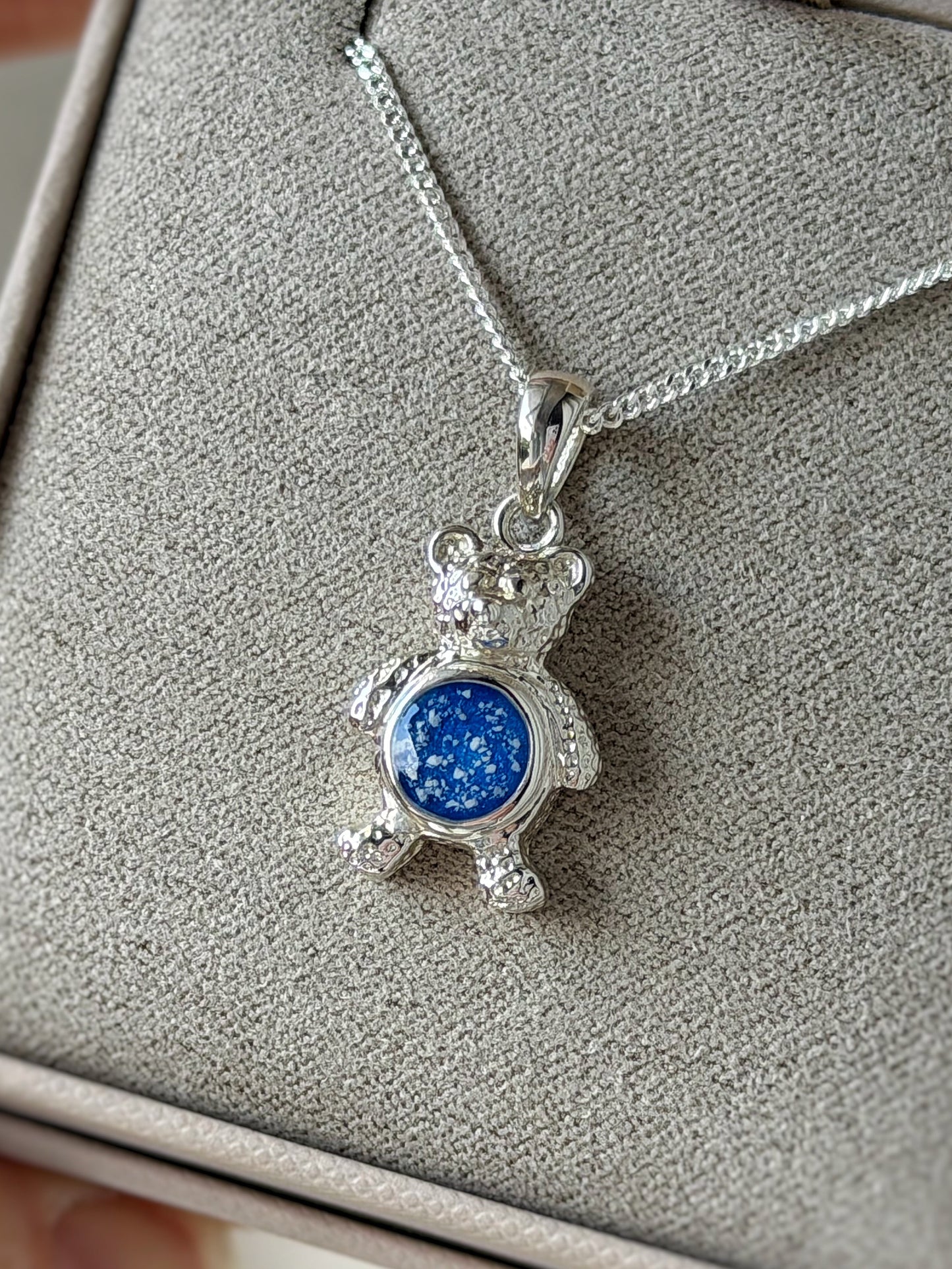 925 Silver Teddy Bear Pendant