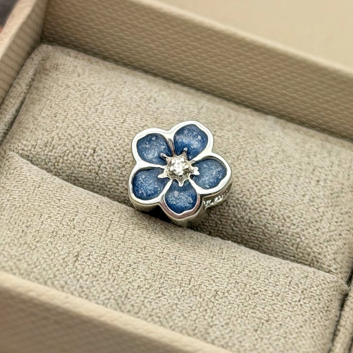925 Silver Forget-Me-Not Charm